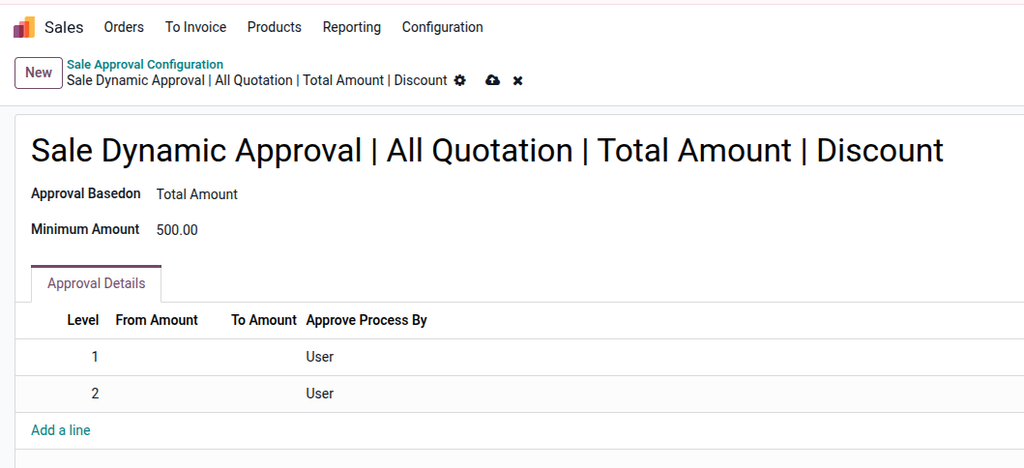 Sale Dynamic Approval 